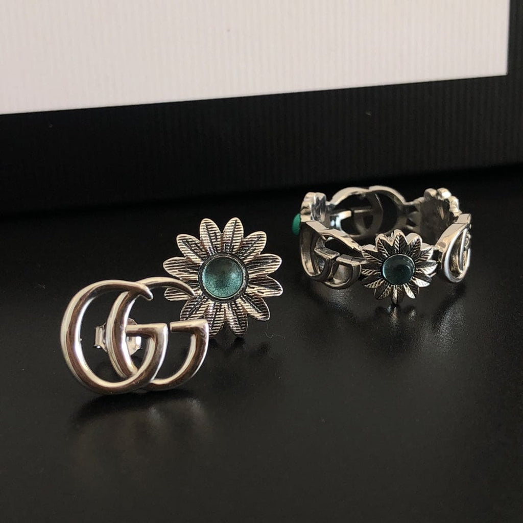 Double Gucci Flowers Ring