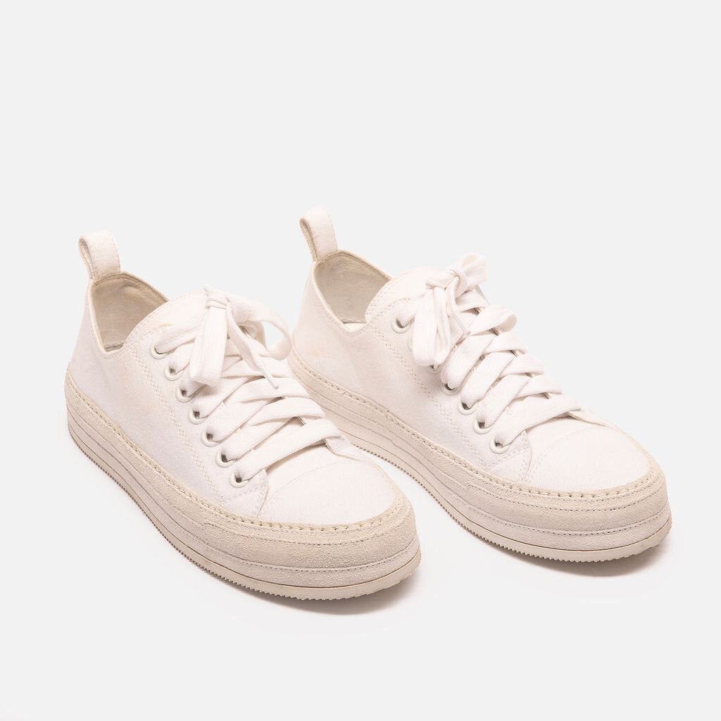 Ann Demeulemeester White Low-Top Sneaker