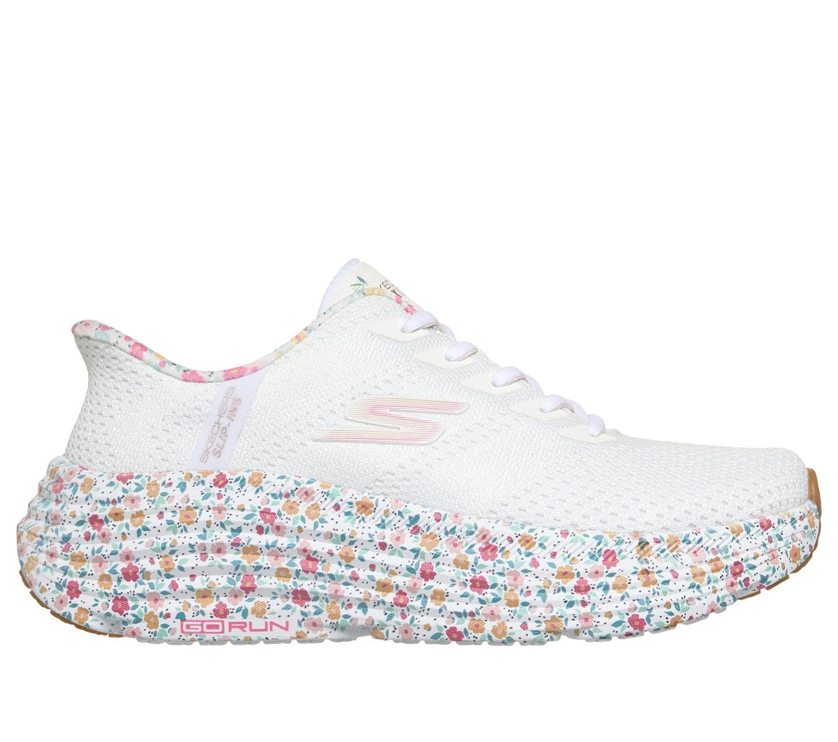 Skechers Slip-ins: Max Cushioning Endeavour - Dabney, WHITE / PINK