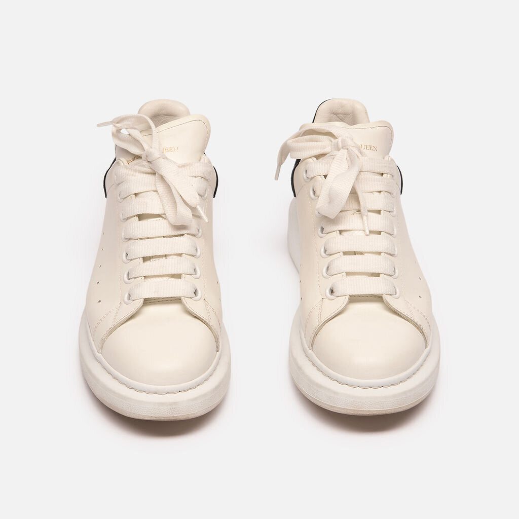 Alexander McQueen White Leather Sneakers