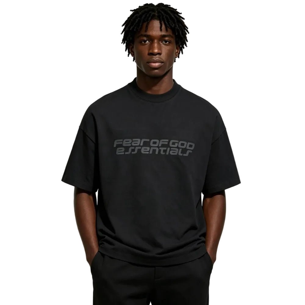 Fear of God Essentials 90s Short Sleeve T-Shirt Vintage Black
