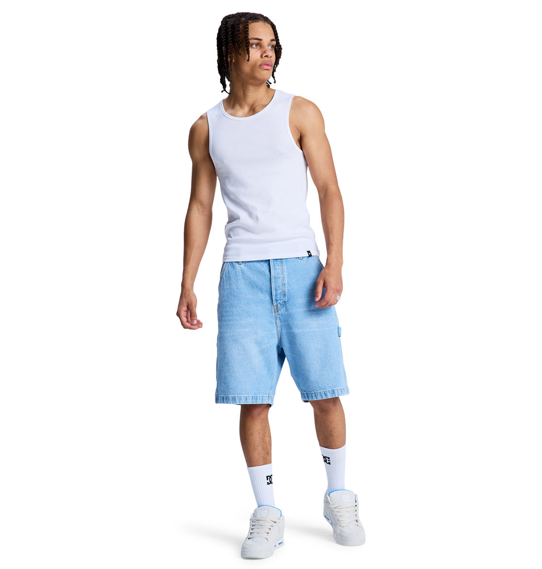 Men's Baggy Denim Carpenter Short