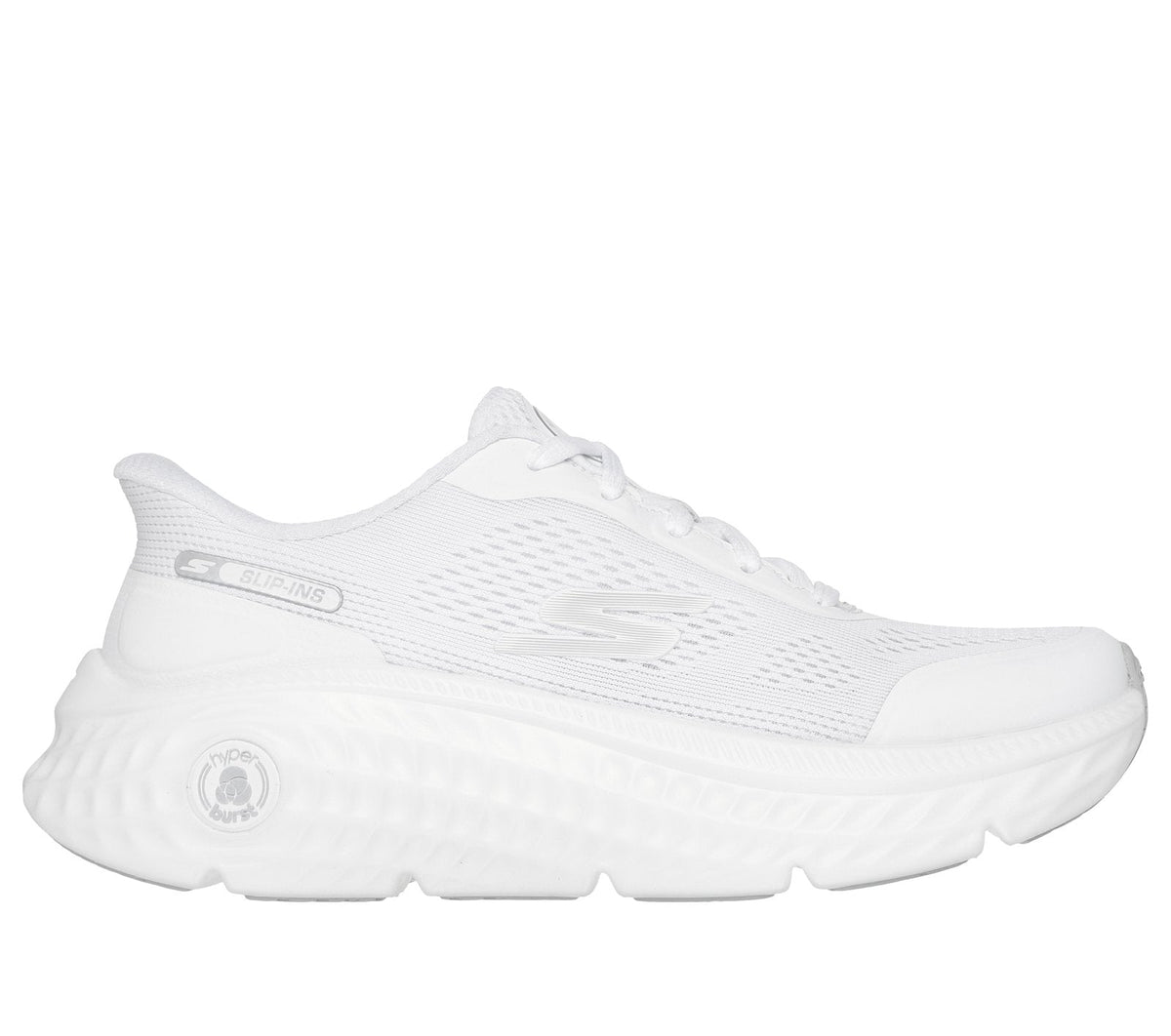 Skechers Slip-ins: Max Cushioning Hyper Craze 2.0, WHITE / SILVER