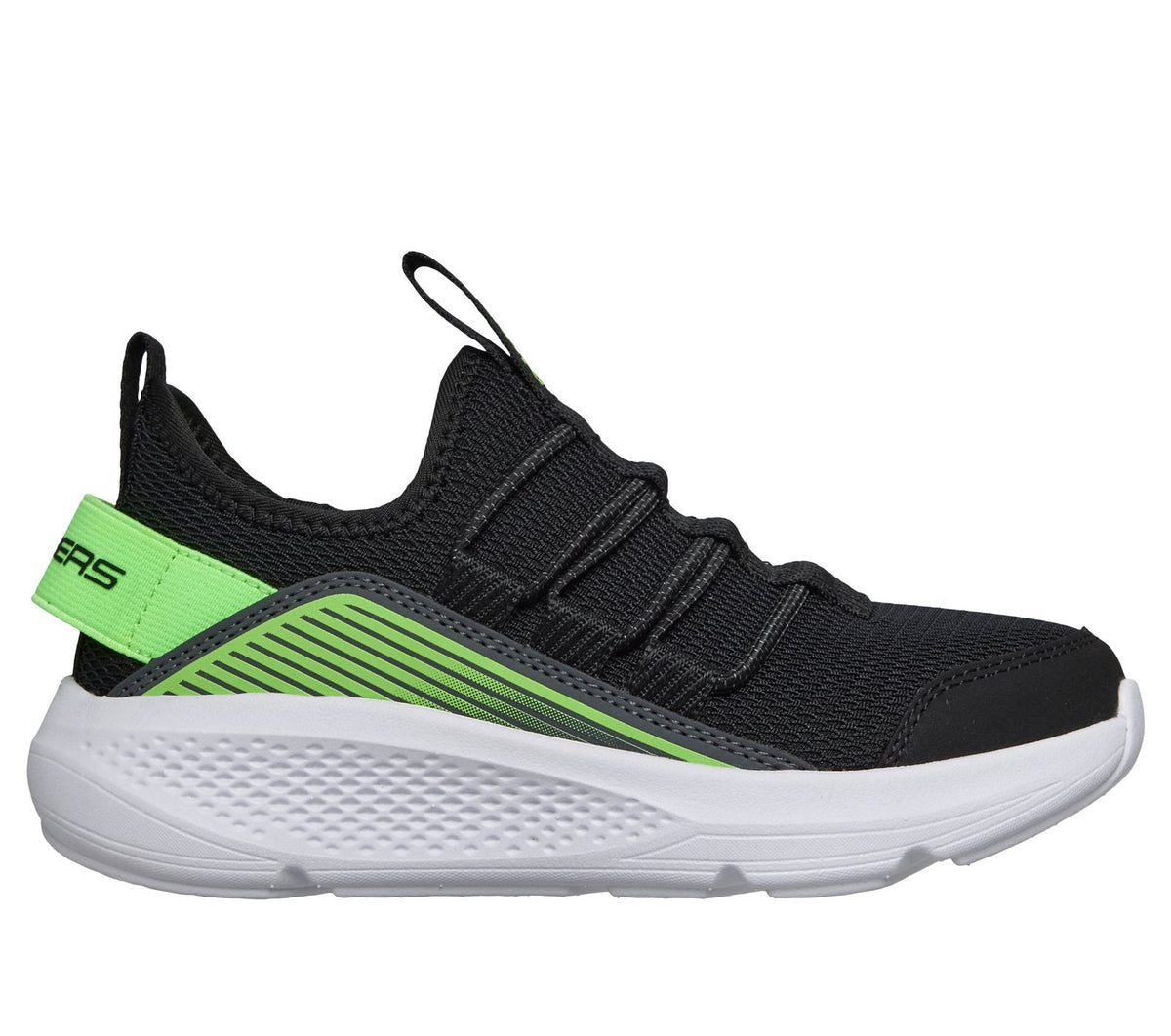 GO RUN Elevate, BLACK / LIME