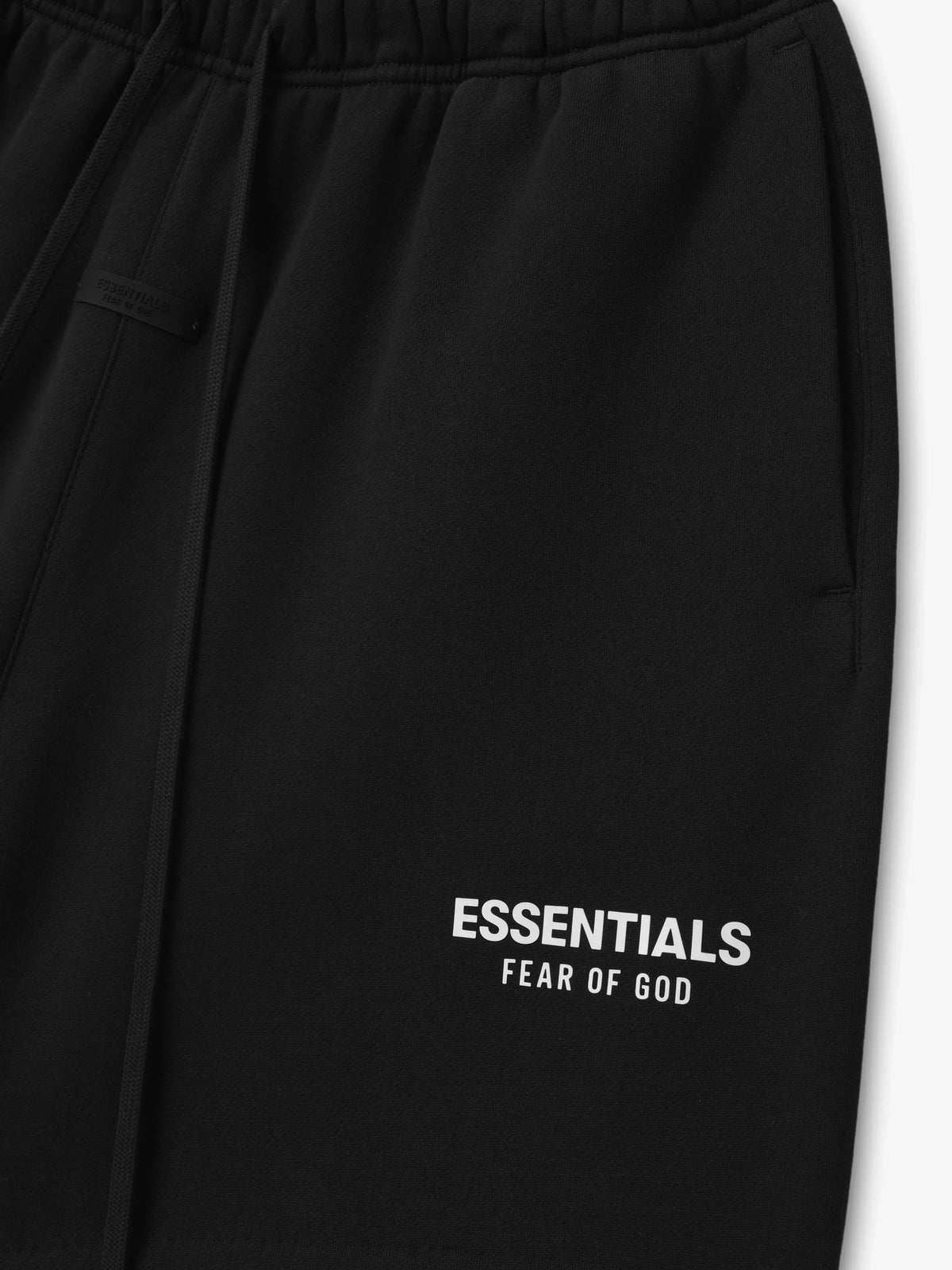 Fear of God Essentials Jet Black Shorts