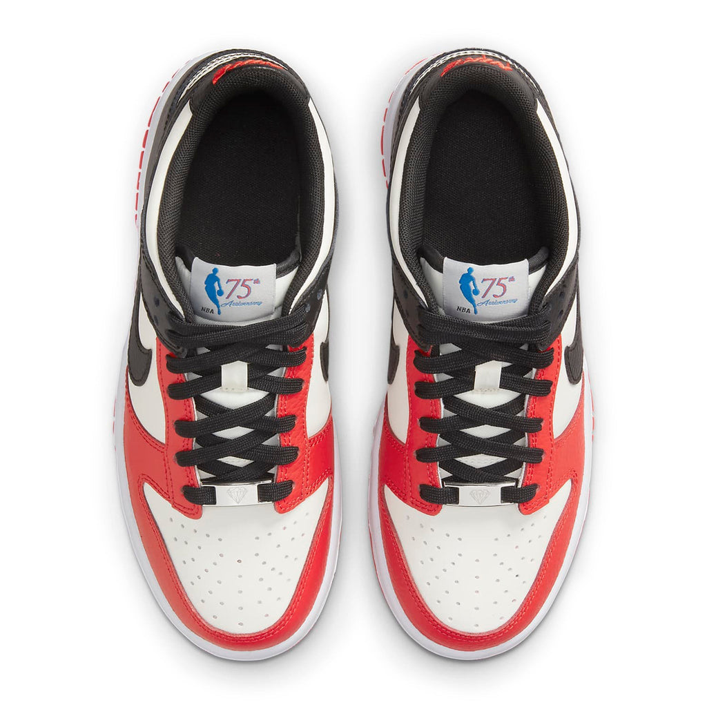 Nike X NBA Dunk Low EMB 75TH Anniversary Chicago (GS) Sneakers - Red