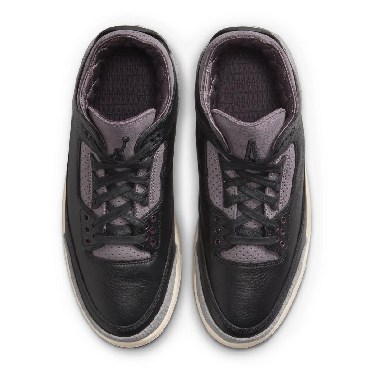 A Ma Maniére x Air Jordan 3 Retro Black Violet Ore - Women's Sneakers