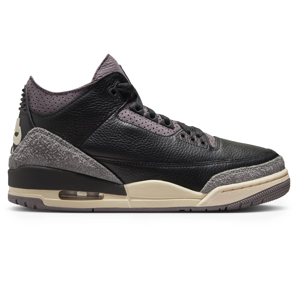 A Ma Maniére x Air Jordan 3 Retro Black Violet Ore - Women's Sneakers