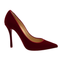 Christian Louboutin Red Velvet Pumps