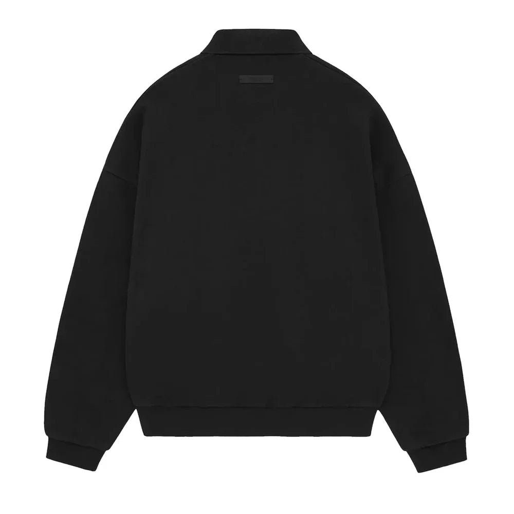 Fear of God Essentials Fleece Polo Black
