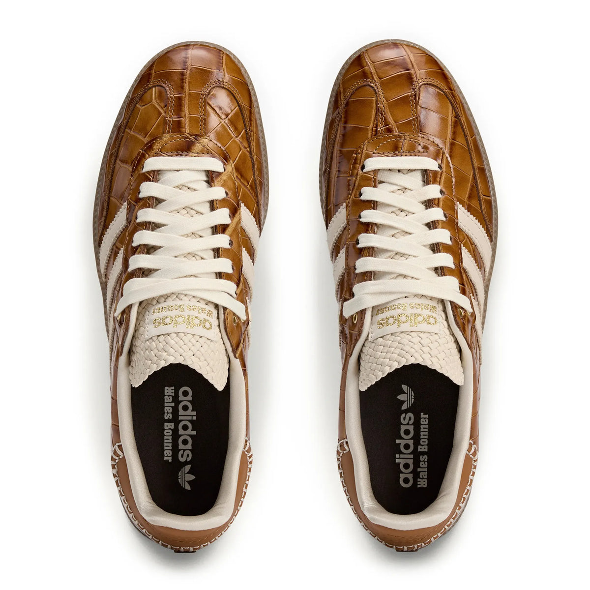 Adidas Samba Wales Bonner Brown Croc Sneakers