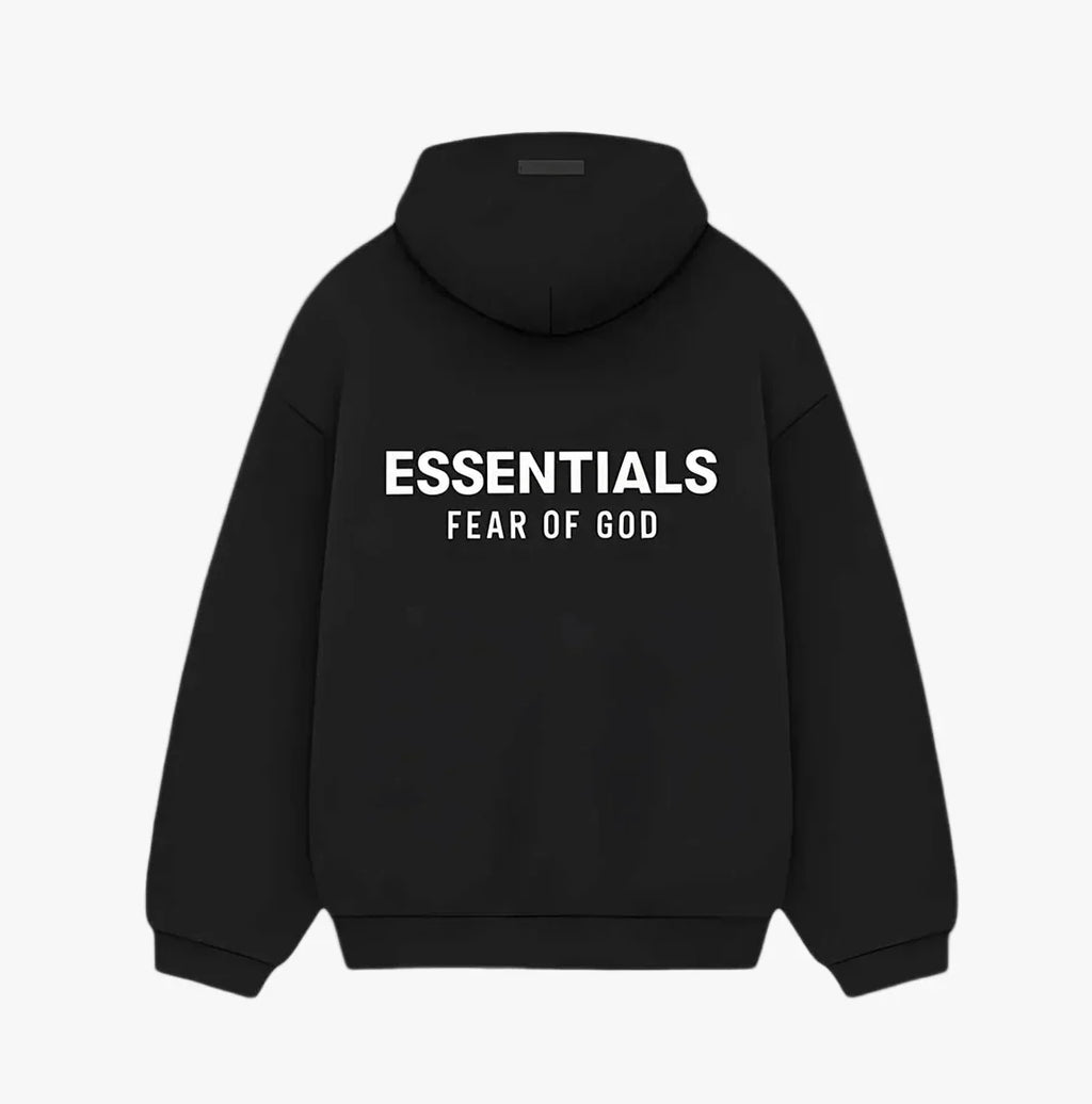 Fear of God Essentials Fleece Hoodie Black