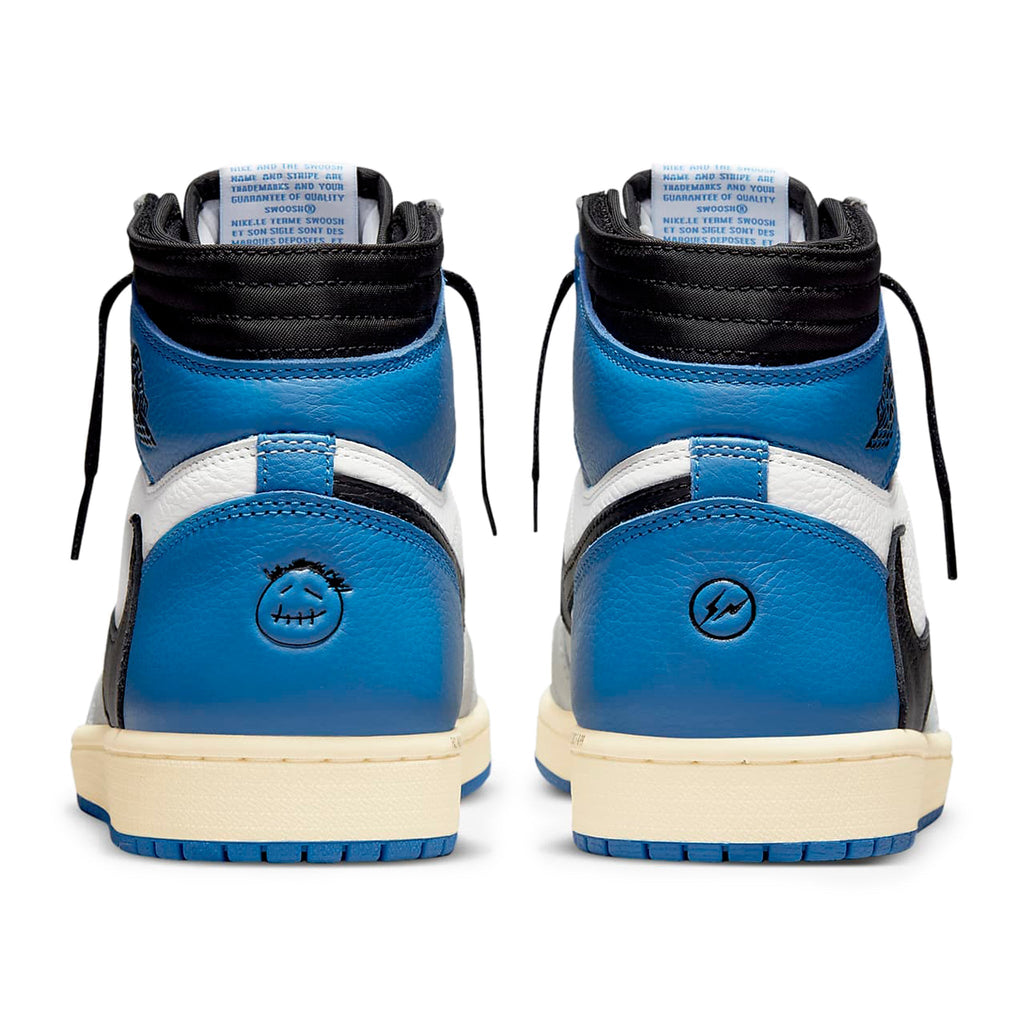 Travis Scott x Air Jordan 1 High OG SP Fragment Design Sneakers - Blue