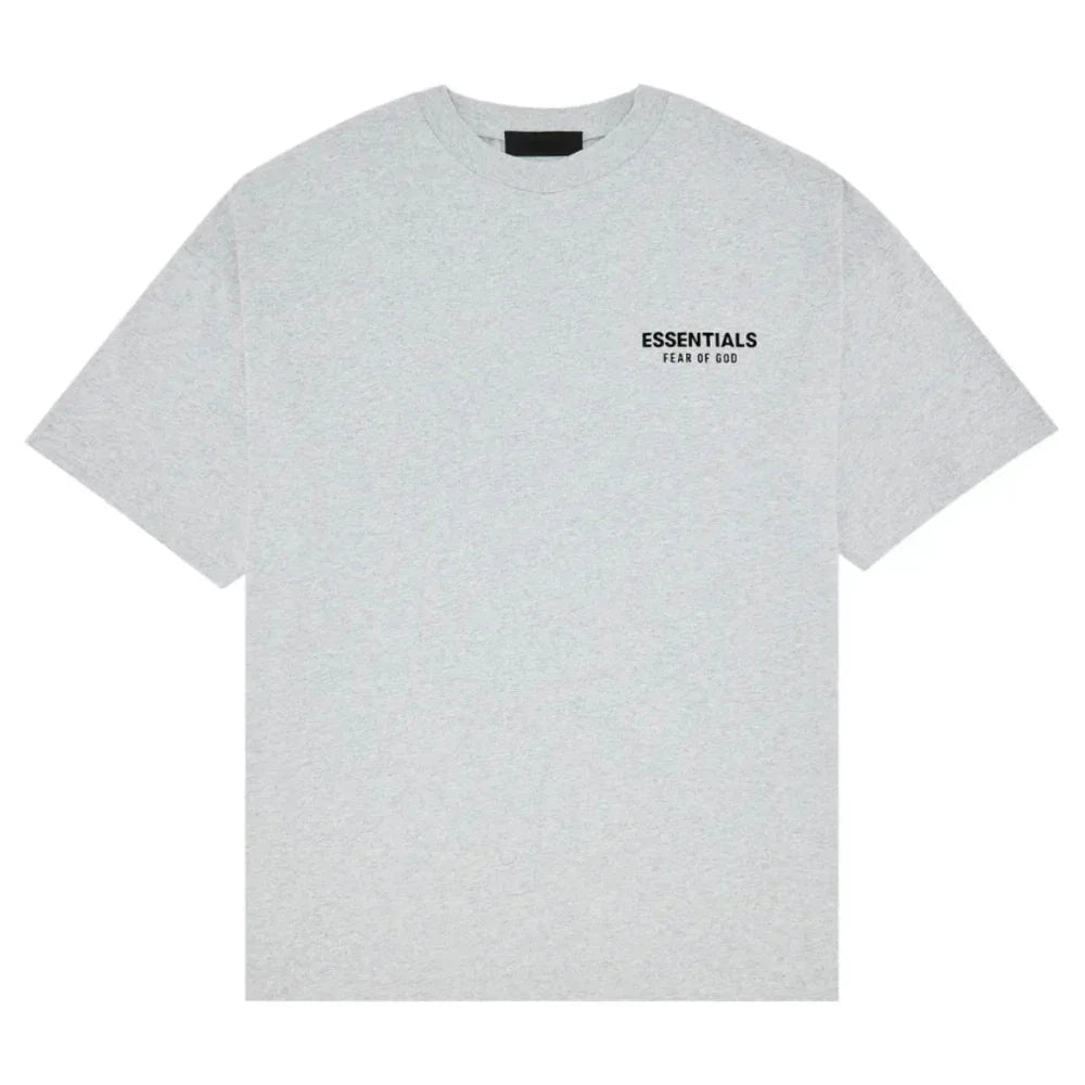 Fear of God Essentials Jersey Crewneck T-Shirt Light Heather Grey
