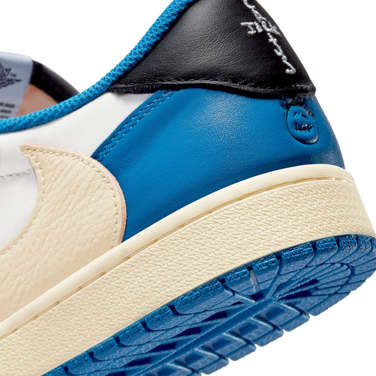 Travis Scott x Air Jordan 1 Low OG SP Fragment Design Sneakers - Blue