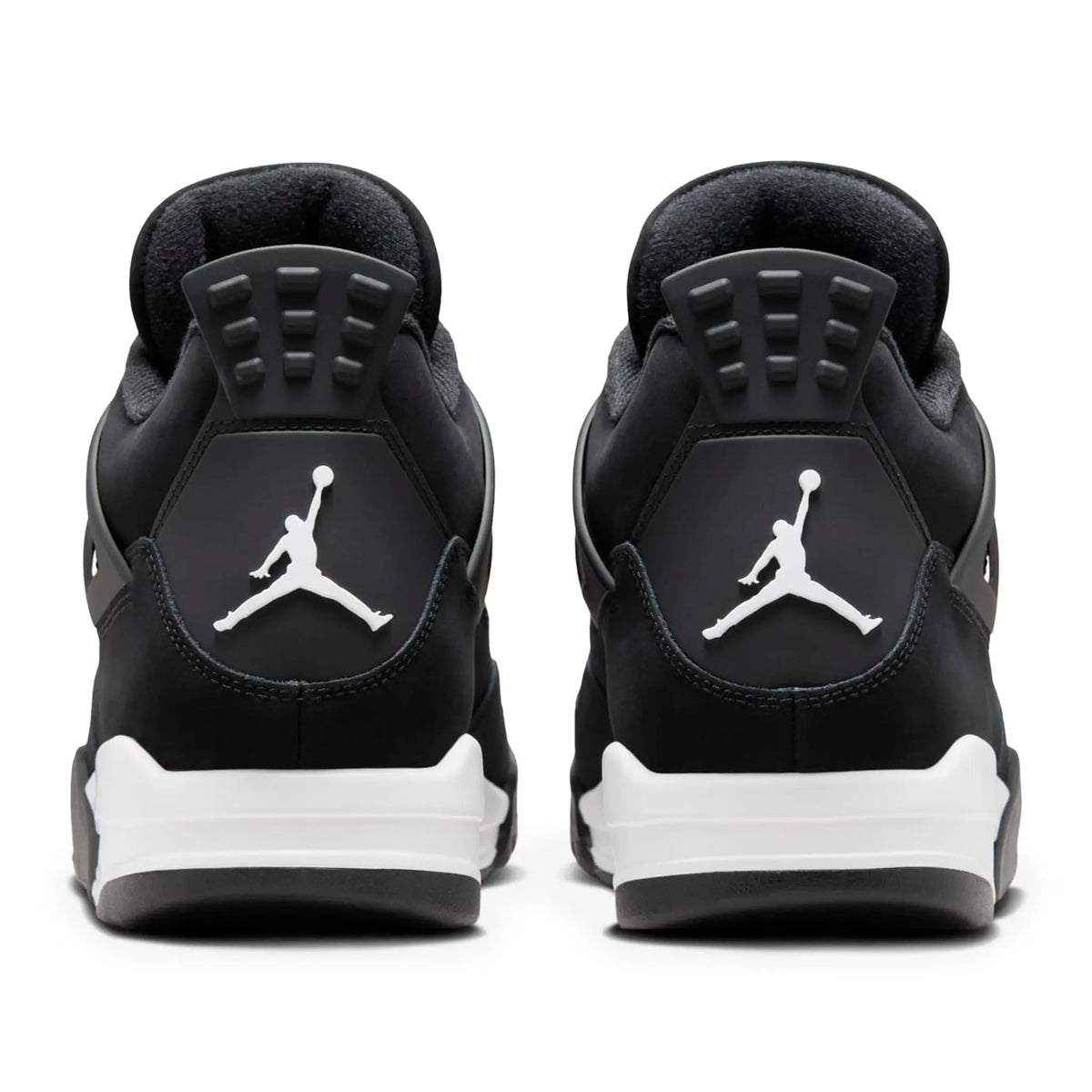 Air Jordan 4 Retro White Thunder Sneakers - Black