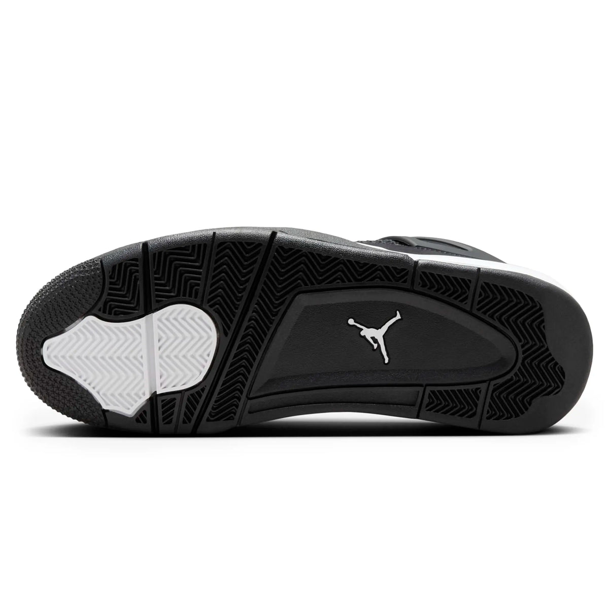 Air Jordan 4 Retro White Thunder Sneakers - Black