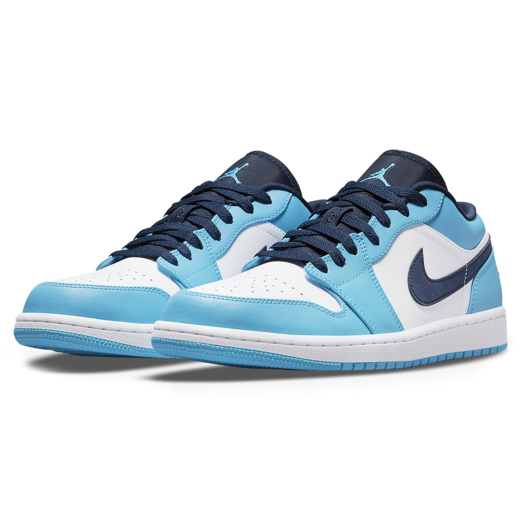 Air Jordan 1 Low UNC University Blue Black Sneakers
