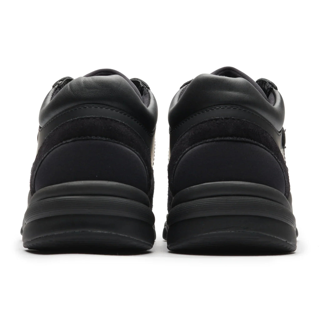 Chanel CC Logo Suede Triple Black Sneaker