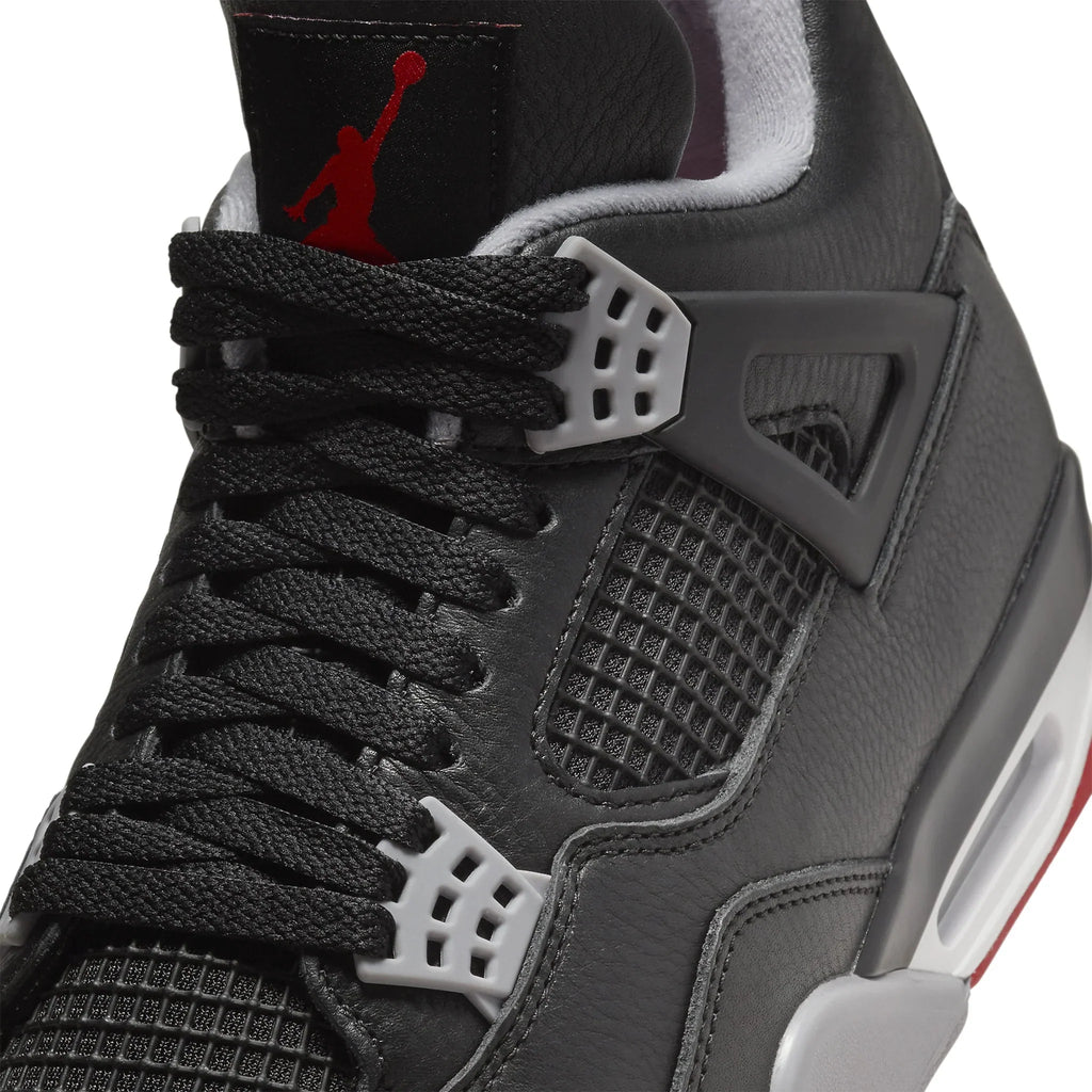Air Jordan 4 OG Bred Reimagined Sneakers - Black