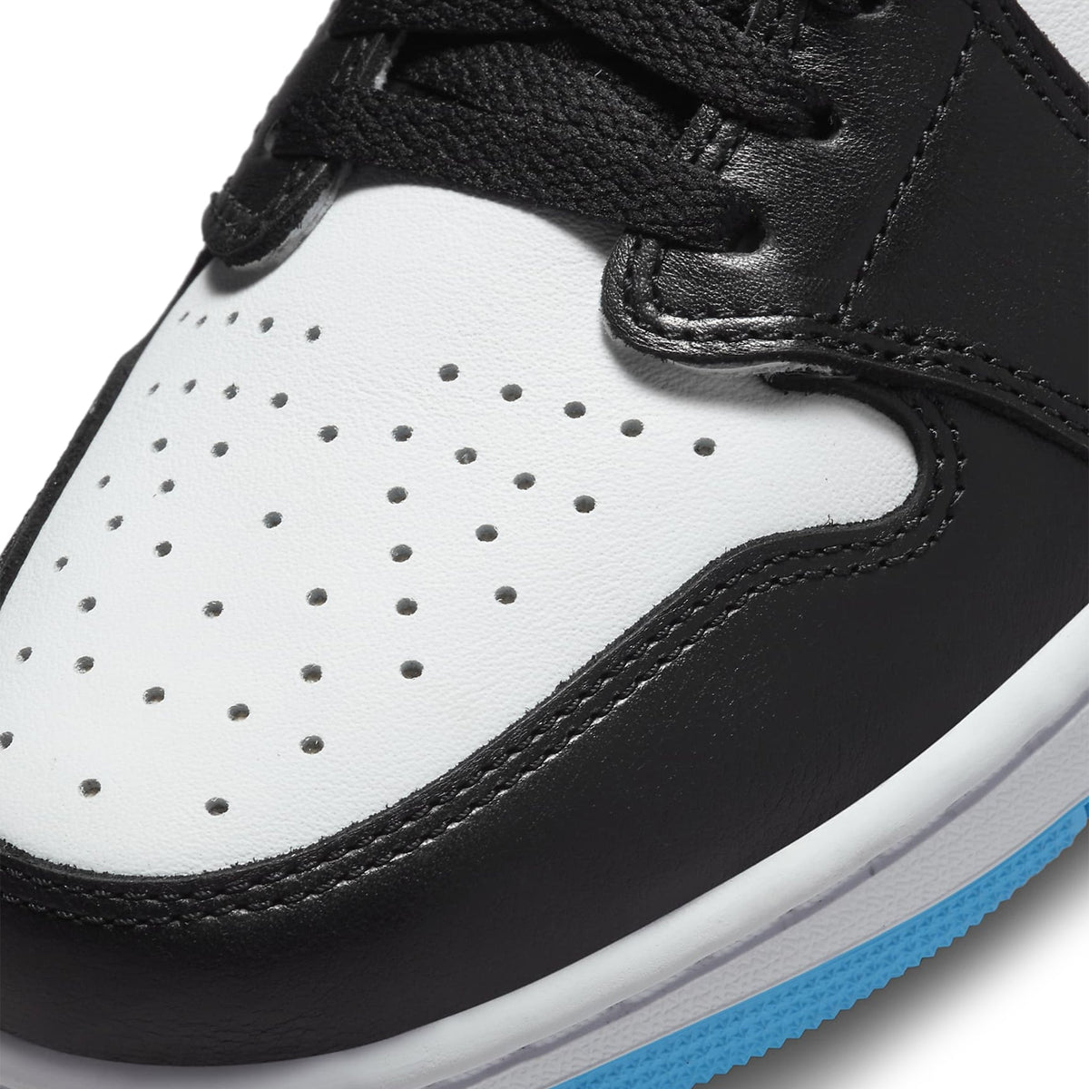 Air Jordan 1 Low Vintage OG Black Dark Powder Blue Sneakers