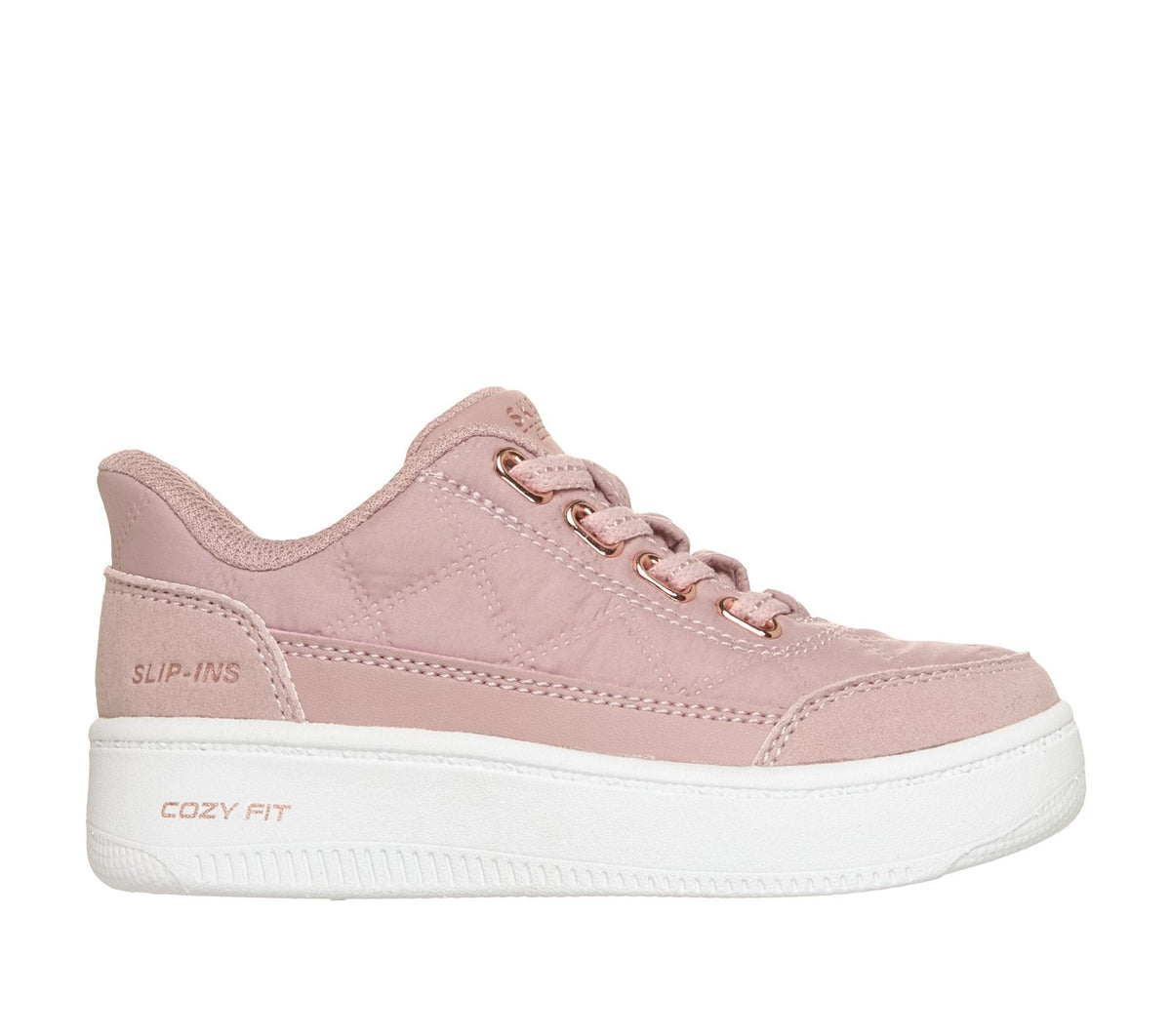 Skechers Slip-ins: Sport Court 92 - Cozy Fit Lil Cuddle Steps, MAUVE