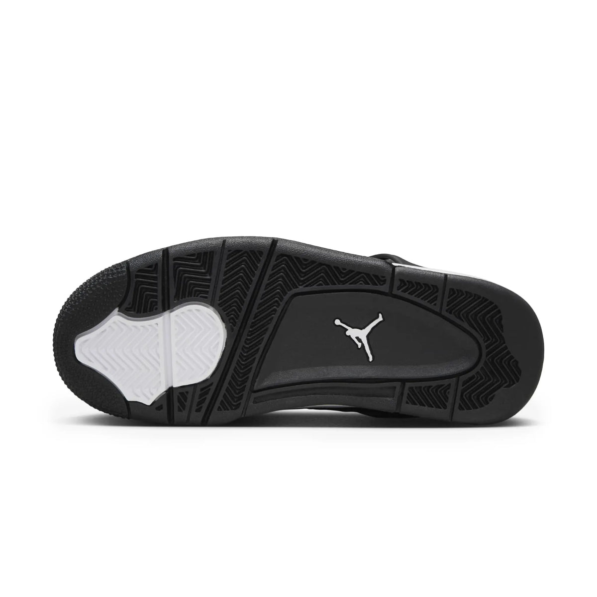 Air Jordan 4 Retro White Thunder (GS) Sneakers - Black