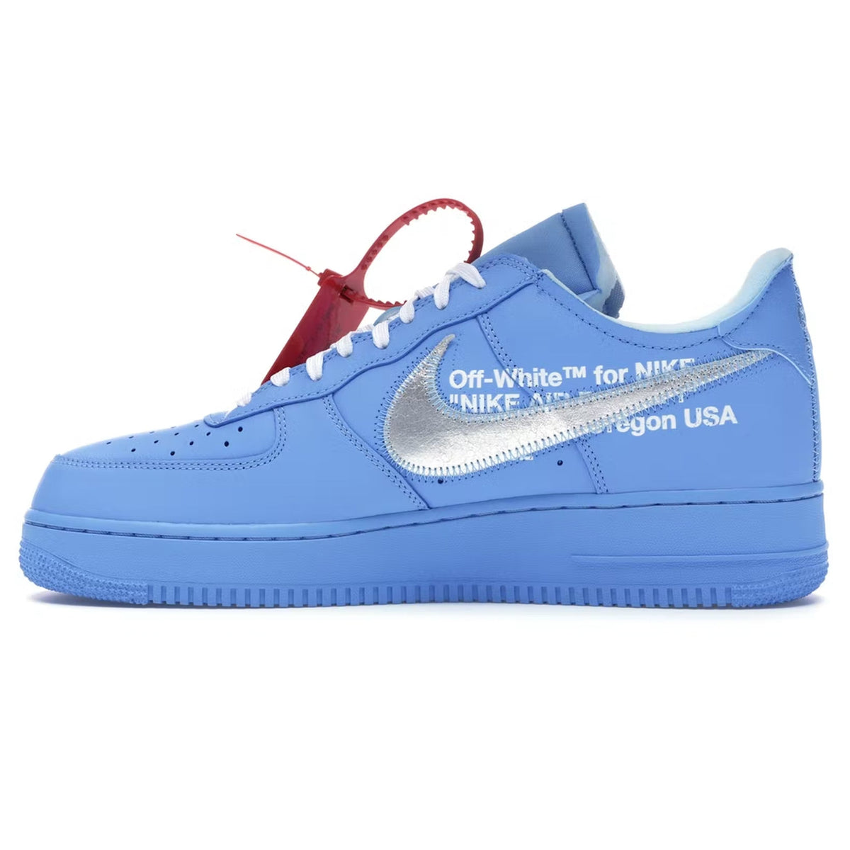 Nike x Off-White Air Force 1 Low MCA University Blue Sneakers