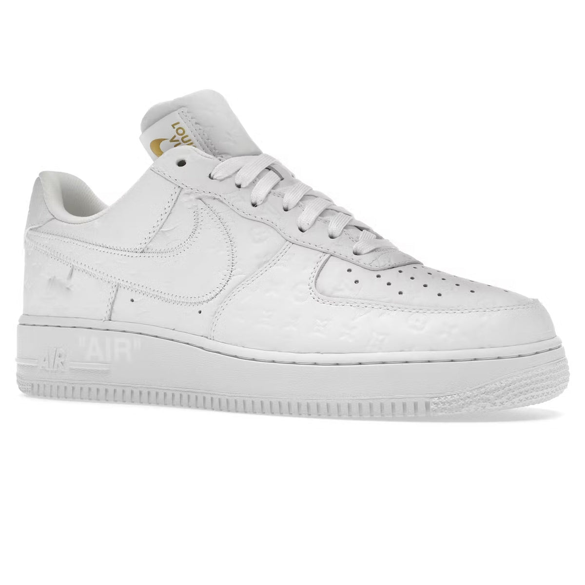 Louis Vuitton x Nike Air Force 1 Low White Sneakers