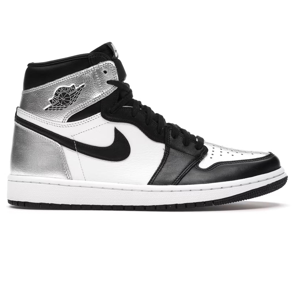 Air Jordan 1 Retro High Silver Toe - Women's Sneakers - Grey