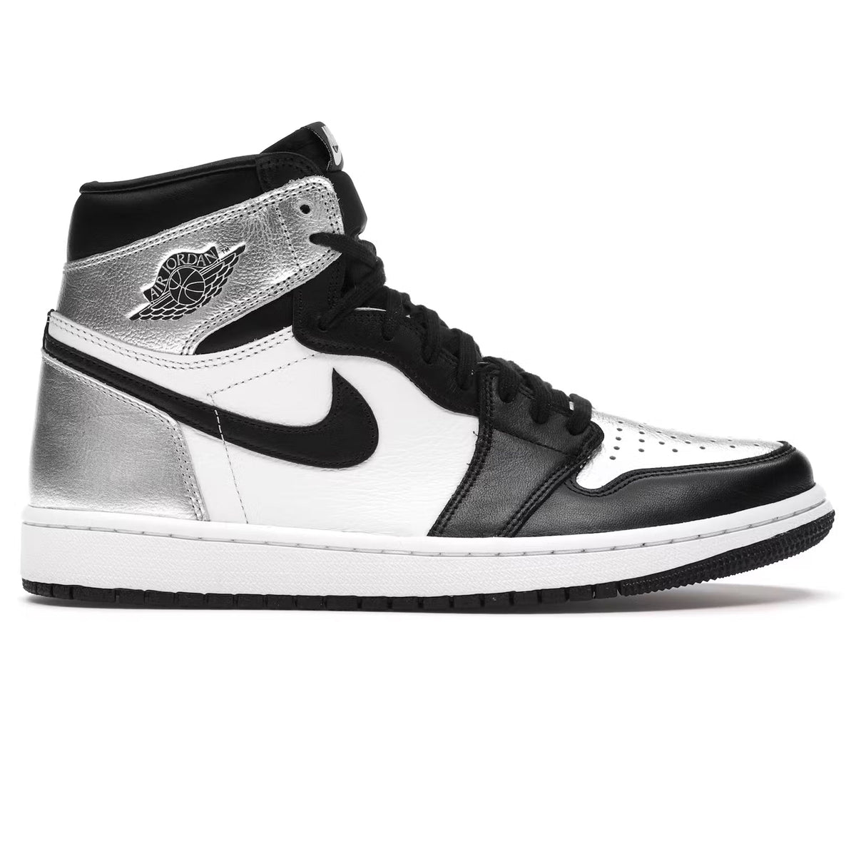 Air Jordan 1 Retro High Silver Toe - Women's Sneakers - Grey