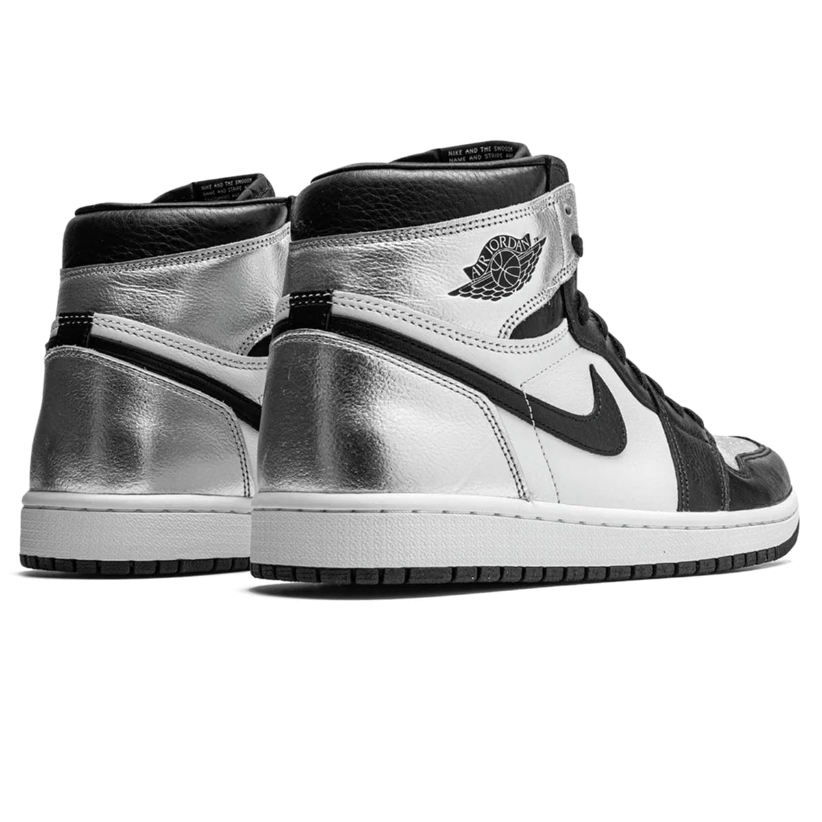Air Jordan 1 Retro High Silver Toe - Women's Sneakers - Grey