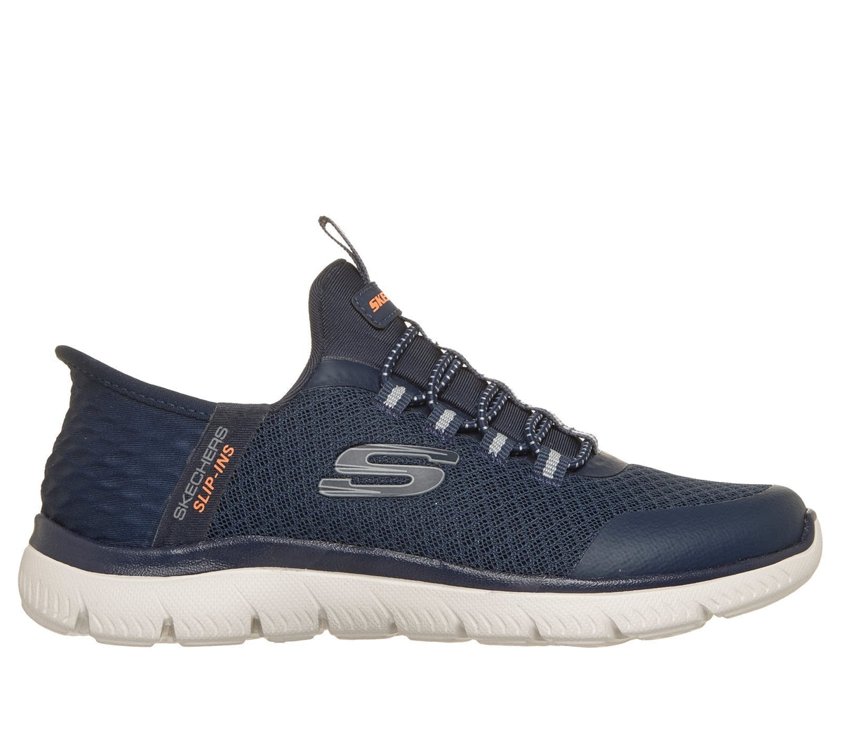 Skechers Slip-ins: Summits - High Range, NAVY / ORANGE