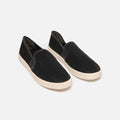 Vince Black Suede Slide Sneakers