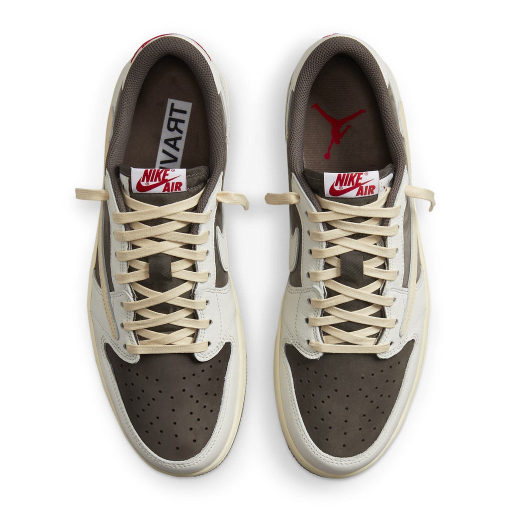 Travis Scott x Air Jordan 1 Low OG SP Reverse Mocha Sneakers - Brown
