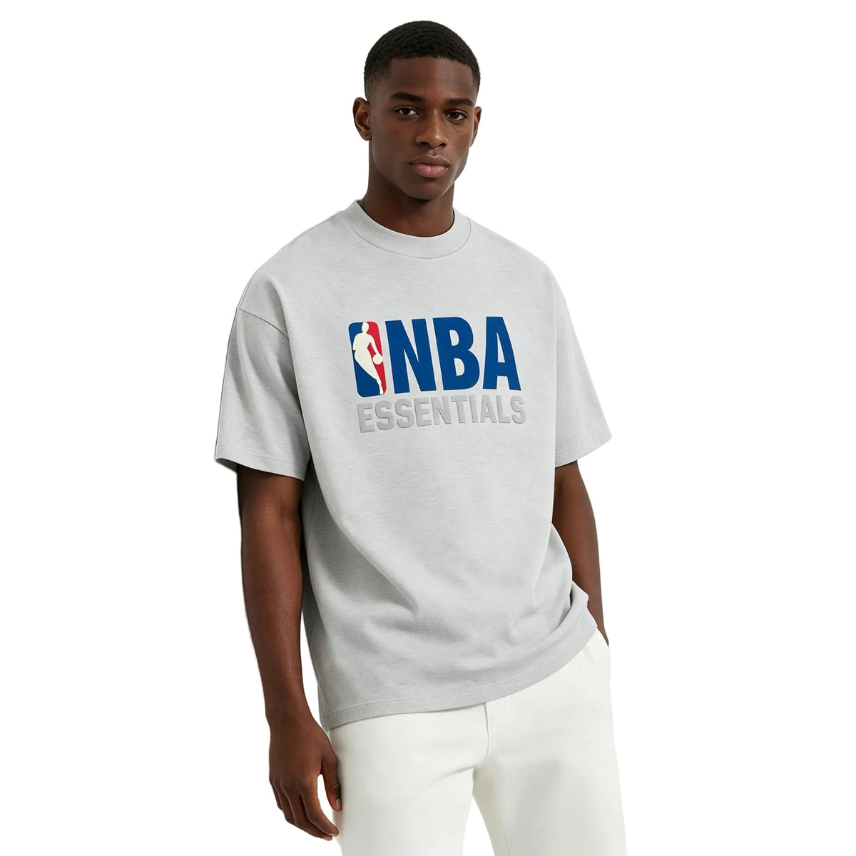 Fear of God Essentials NBA T-Shirt Light Heather