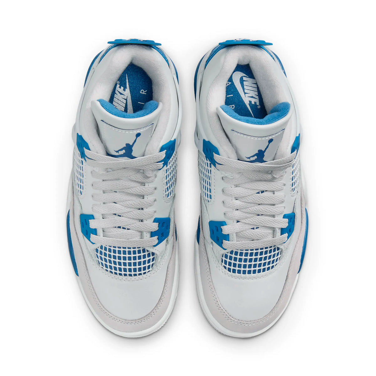 Air Jordan 4 Retro Military Blue (GS) Sneakers - White