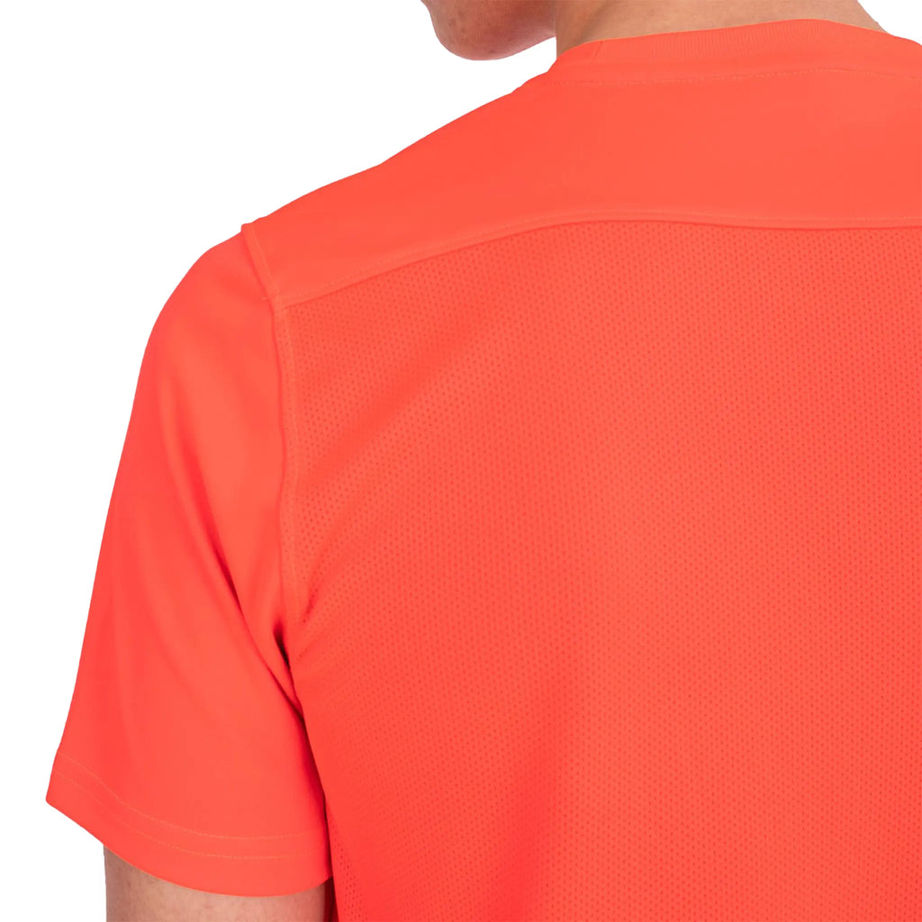 Nike Dri-FIT Park VII SS Bright Crimson Black T-Shirt - Pink