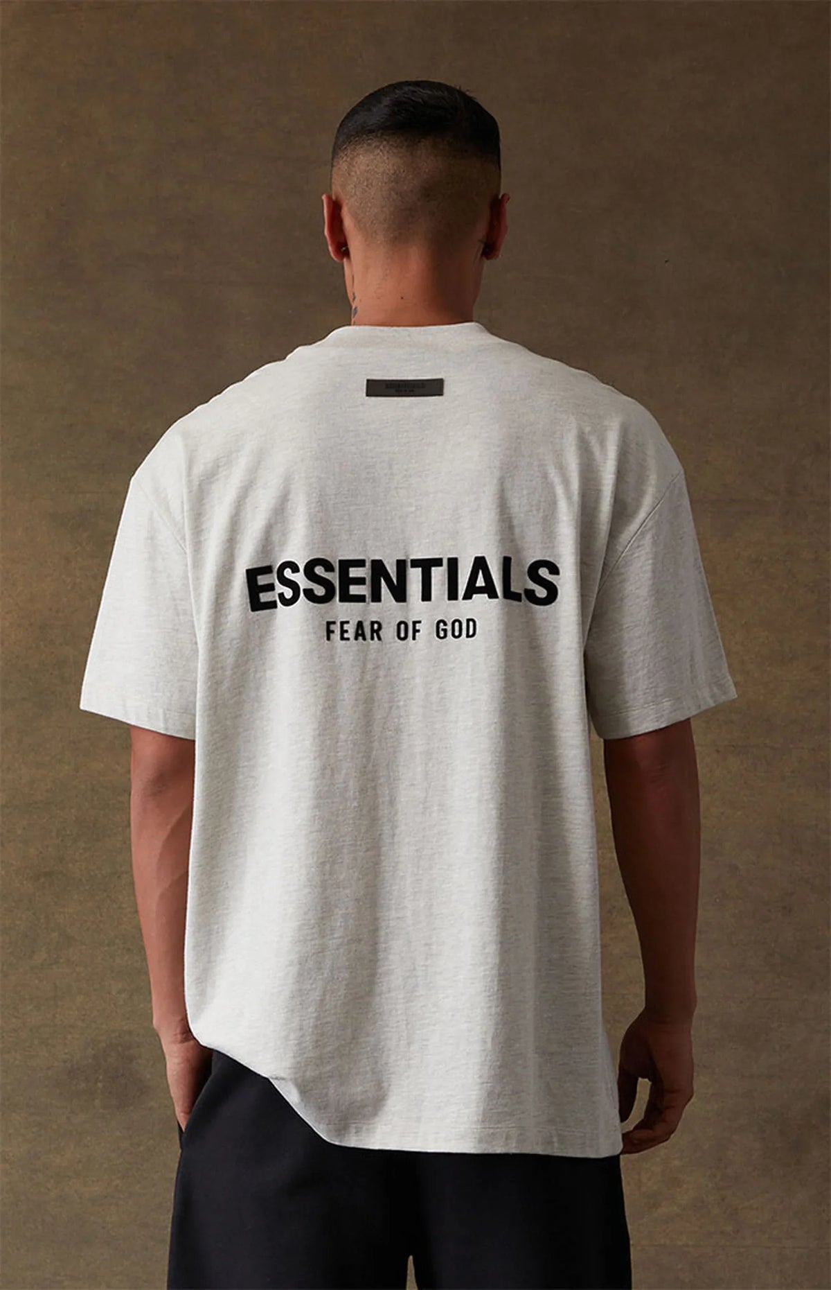Fear of God Essentials Light Oatmeal T-Shirt