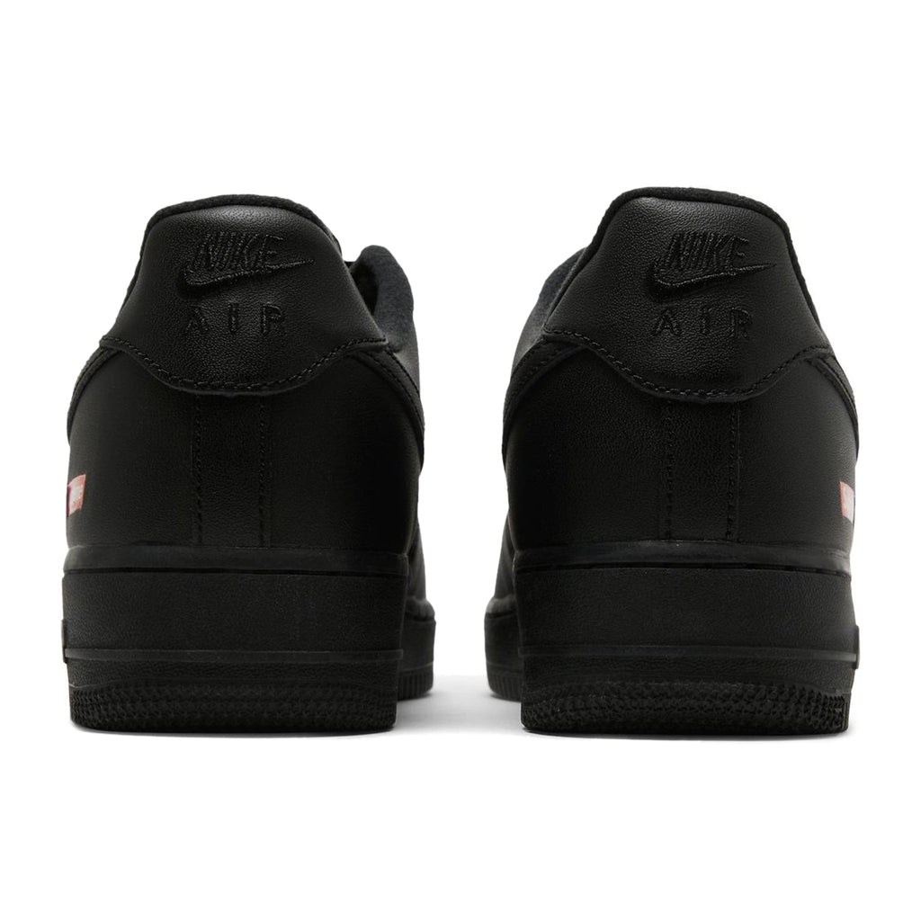 Nike x Supreme Air Force 1 Low Black Box Logo Sneakers