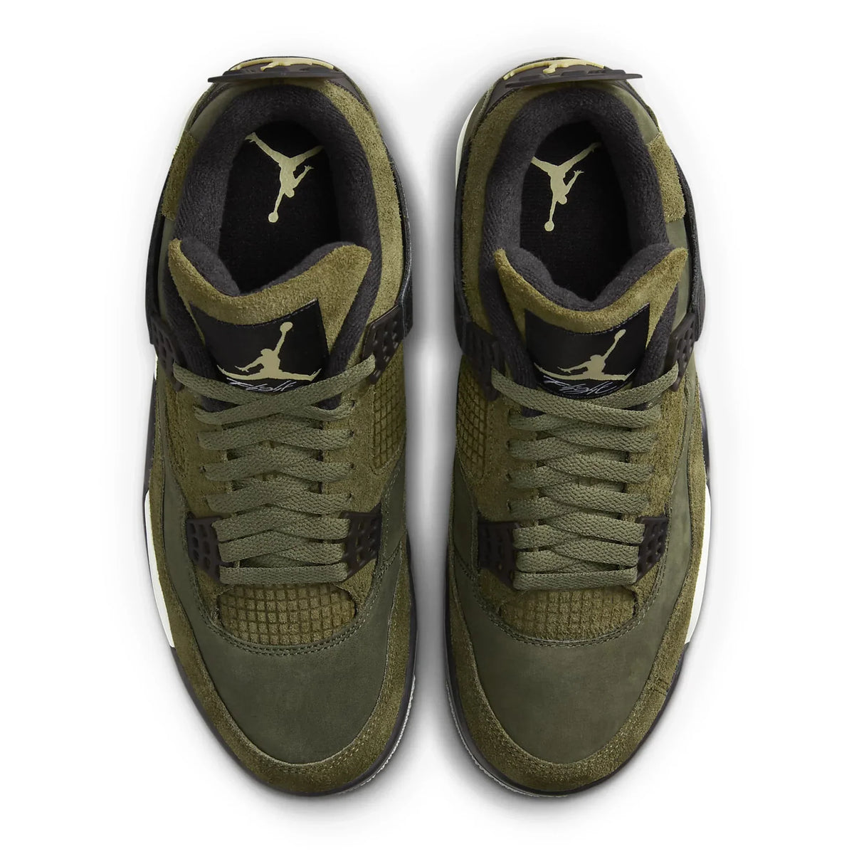 Air Jordan 4 Retro SE Craft Olive Sneakers - Green
