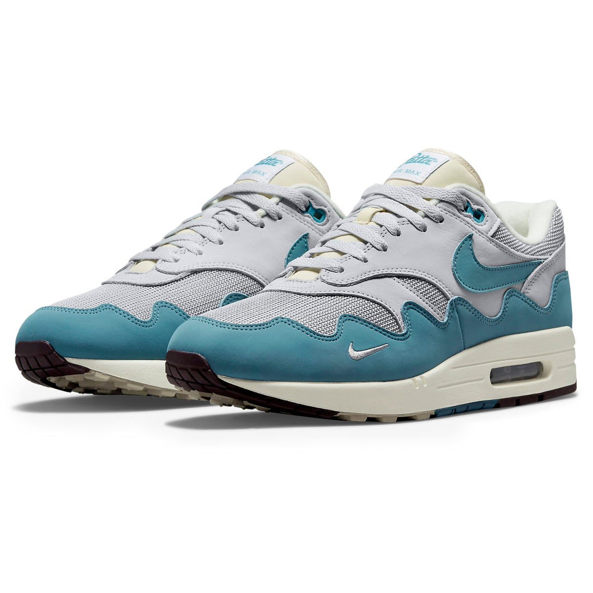 Nike Air Max 1 Patta Waves Noise Aqua (With Bracelet) Sneakers - Blue