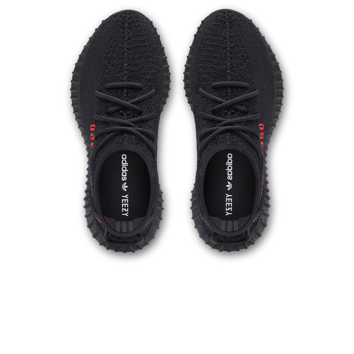 Adidas Yeezy Boost 350 V2 Bred Core Black Red Sneakers