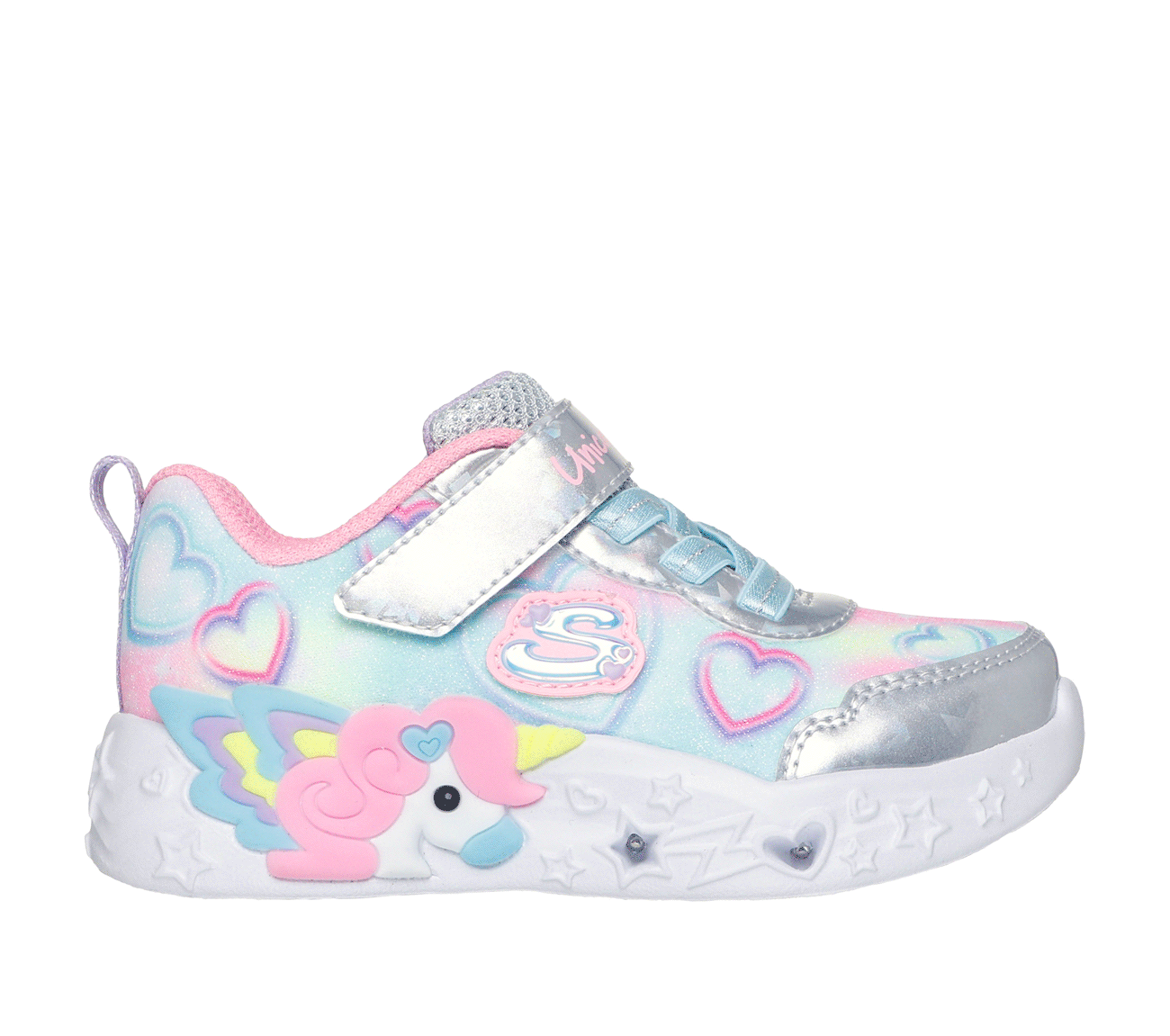 S-Lights: Unicorn Charmer - Lil Heart Sparkles, SILVER / MULTI