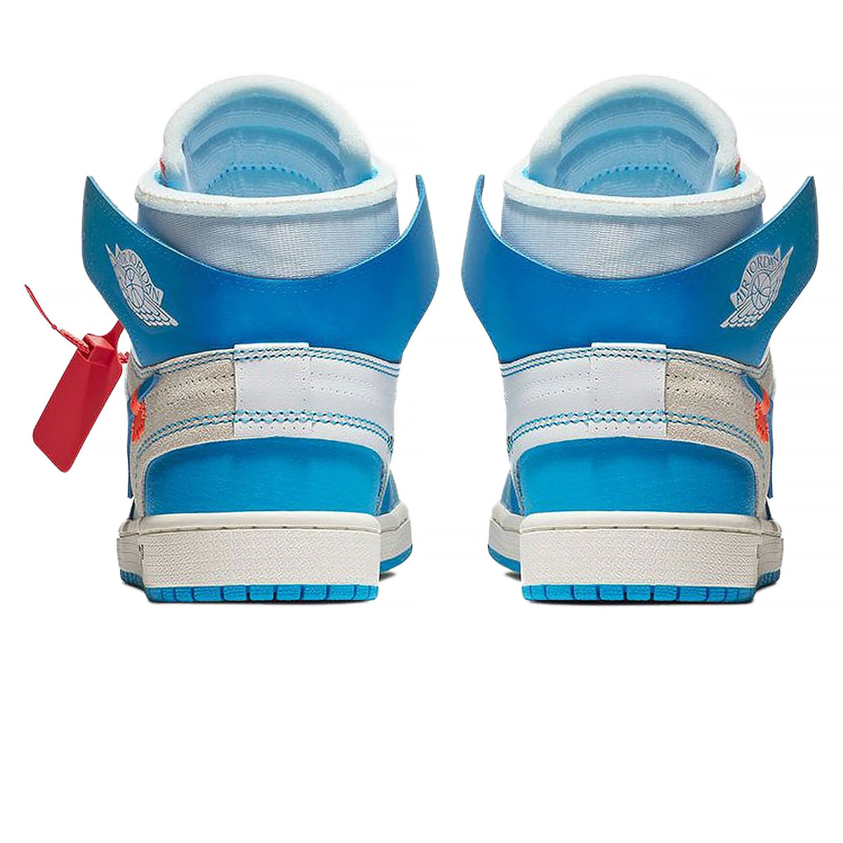 Air Jordan 1 X Off-White Retro High UNC University Blue Sneakers