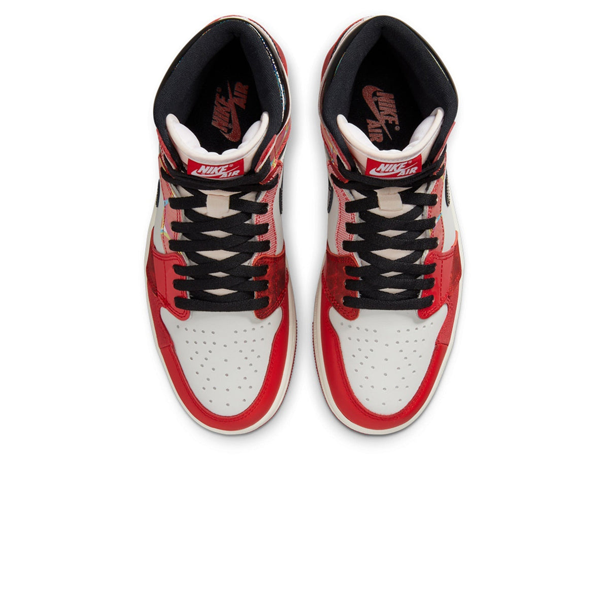 Air Jordan 1 Retro High OG Spider-Man Across the Spider-Verse Sneakers - Red