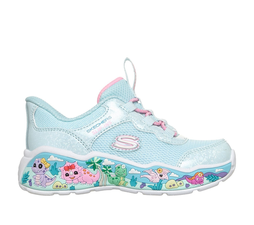 Skechers Slip-ins: Play Scene - Glitter Dreams, LIGHT BLUE / MULTI
