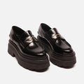 Alexander Wang Black Patent Leather Platform Loafer