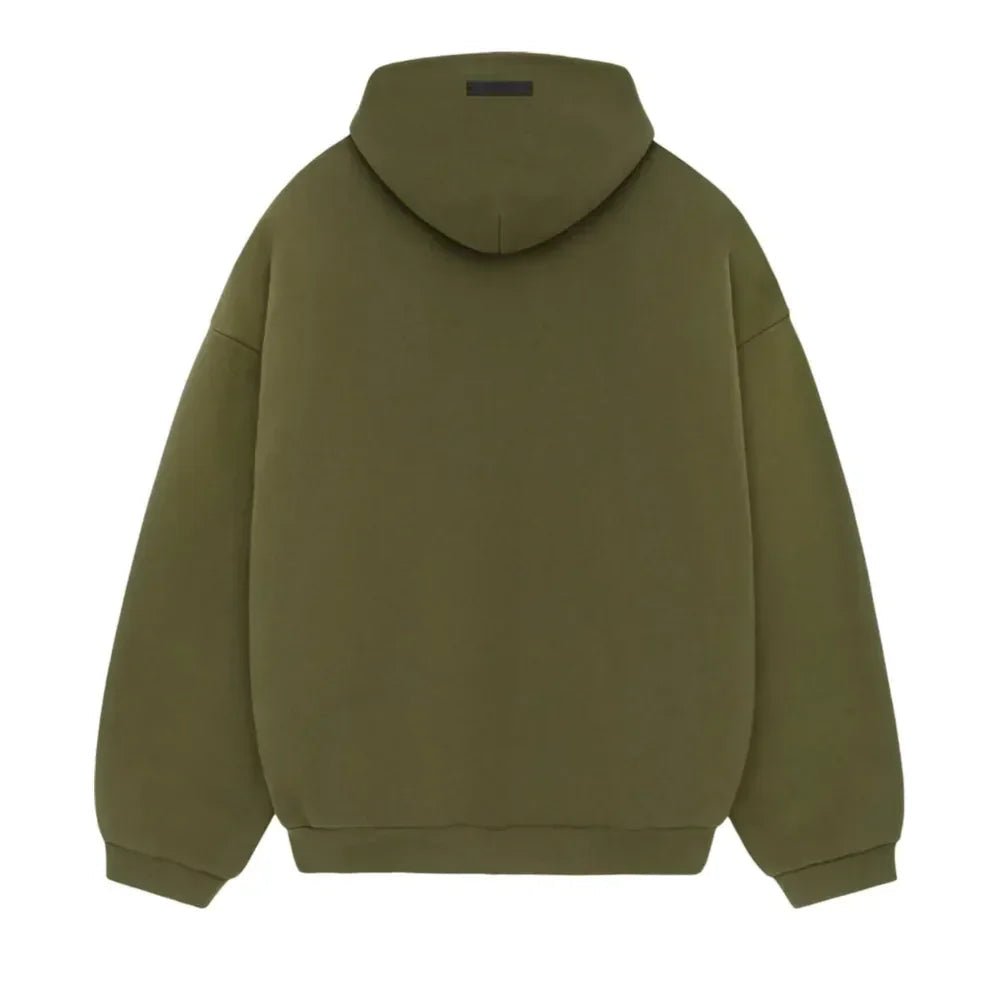 Fear of God Essentials Fleece Hoodie Military