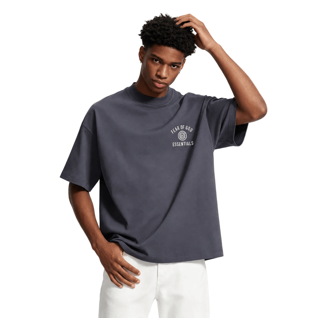 Fear of God Essentials Jersey Crewneck T-Shirt Marine